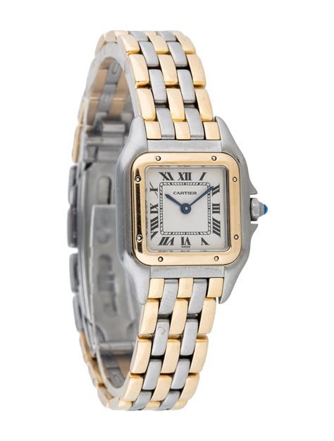 two tone cartier watch